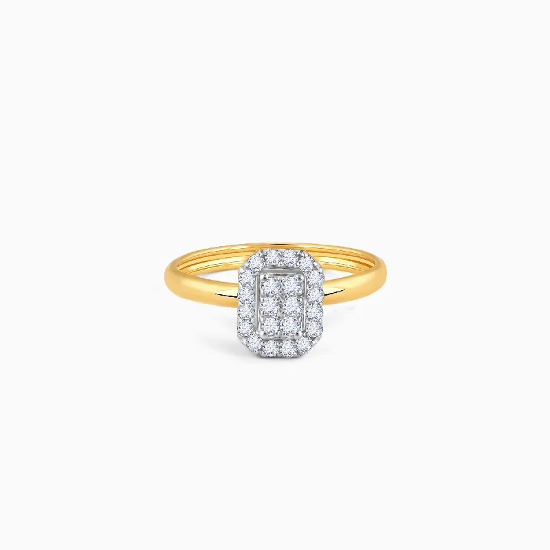 Stackable rings designed for playful finger layers -Gold Parlamak Ring