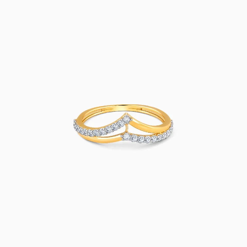 Rings perfect for kids with fun stones -Gold Vividia Diamond Ring