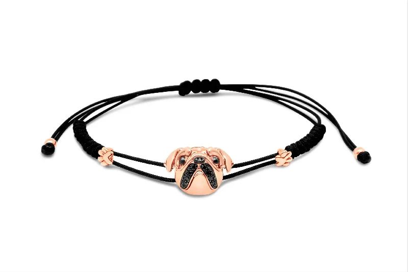 Casual Bangles for Everyday-18KT ROSE GOLD GIOVANNI FERRARIS BULLDOG BRACELET.</br>