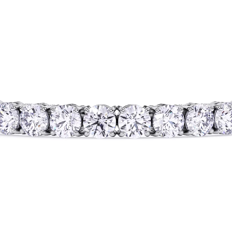 Party Bangles for Glamorous-22.5 Carat Lab Grown Diamond Tennis Bracelet