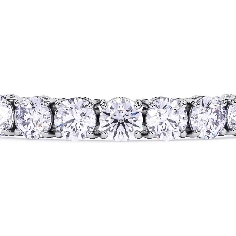 Work Bracelets for Professional-33 Carat Lab Grown Diamond Tennis Bracelet