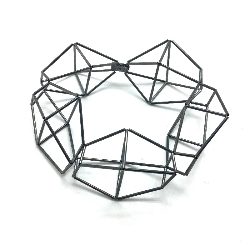 Studded Bracelets for Edgy Style-3D Architectural Bracelet