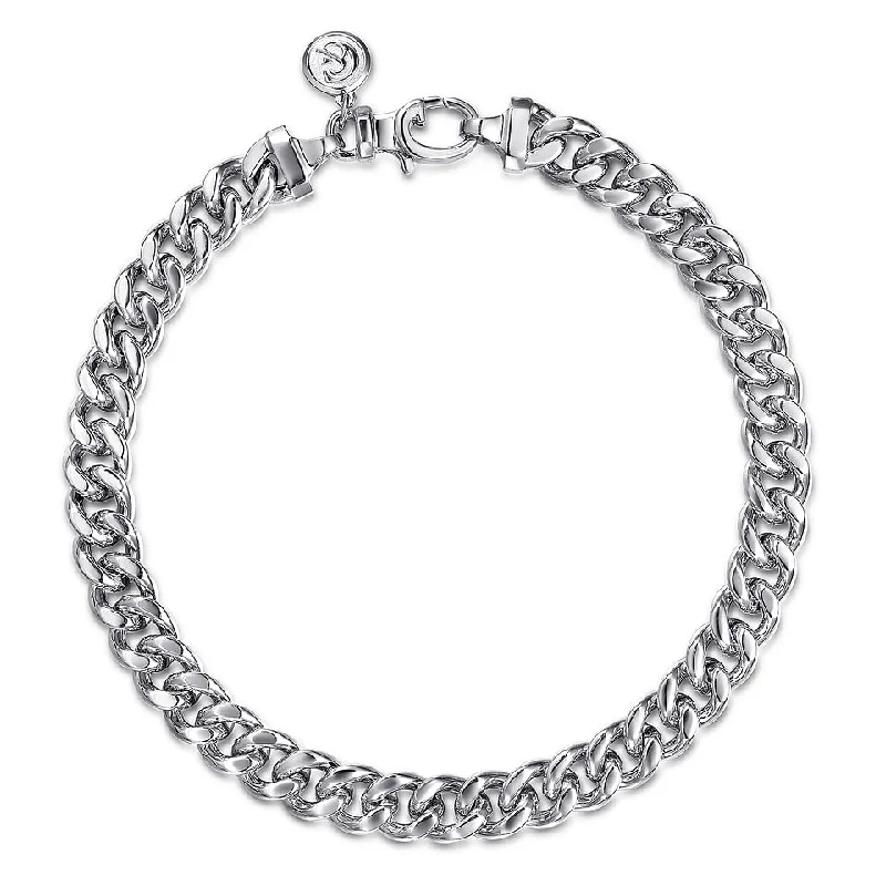 Heavy-Duty Bangles for Durable-6mm 925 Sterling Silver Solid Mens Link Chain with Diamond Cut Bracelet