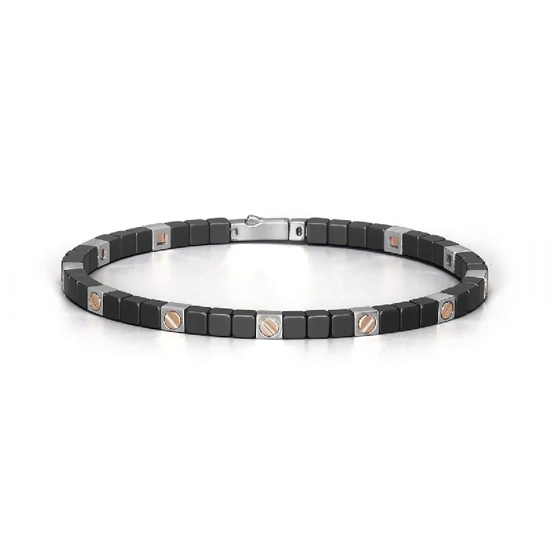 Square Bangles for Modern-Baraka Cyborg Ceramic Bracelet