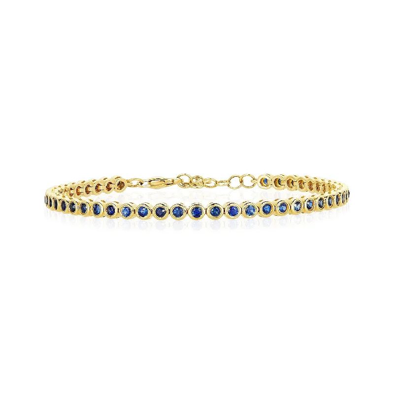 Braided Bangles for Intricate-Dainty Bezel Set Gemstone Tennis Bracelet