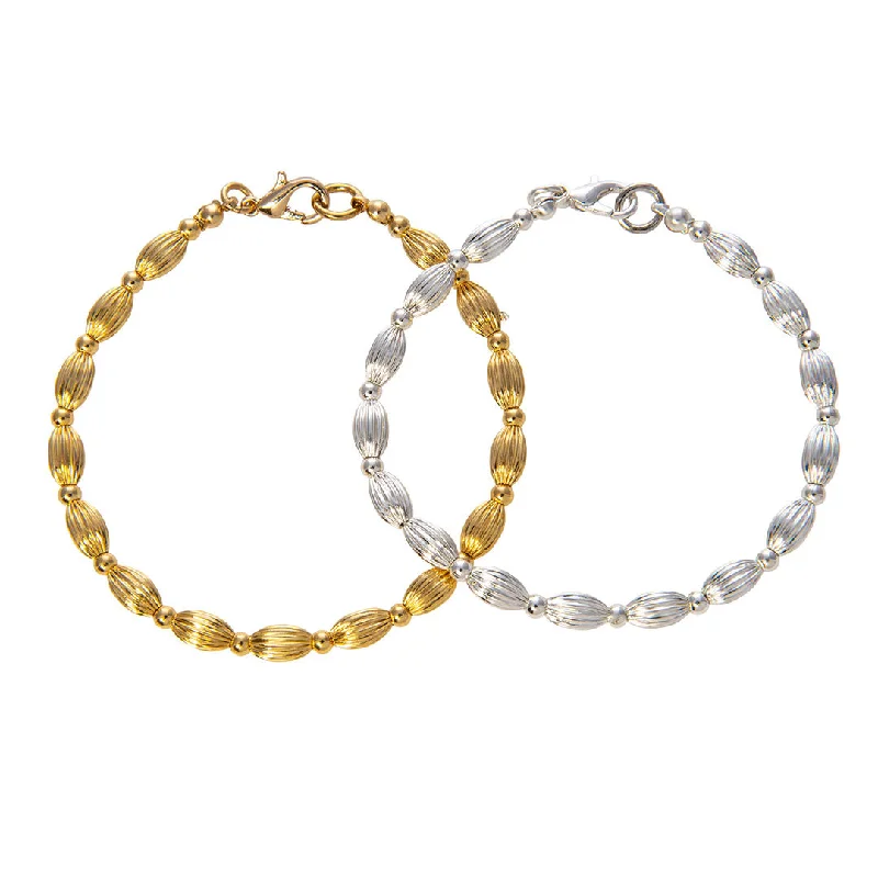 Stackable Bracelets for Trendy-Charleston Rice Bead Bracelet