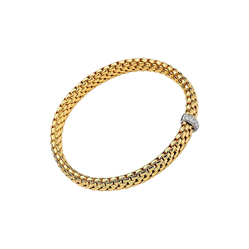 Hypoallergenic Bracelets for Sensitive-FOPE Vendôme Flex'it Bracelet With Diamonds