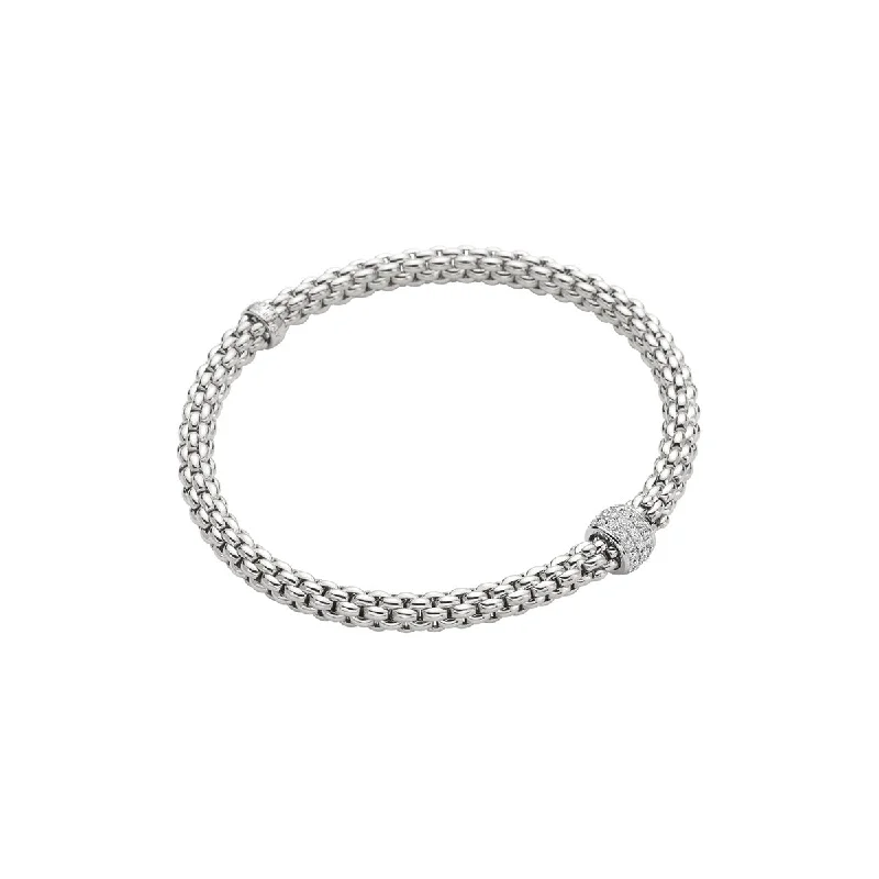 Retro Bracelets for Old-School-FOPE Solo Flex'it Bracelet With Diamonds