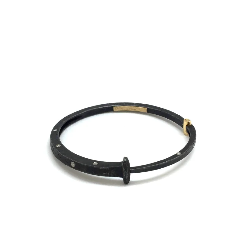 Square Bangles for Modern-9 Stone Nail Bracelet