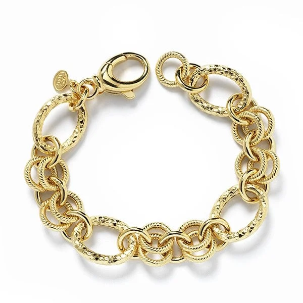 Cuff Bracelets for Statement Look-Southern Gates® Athena Gold Plated Bracelet