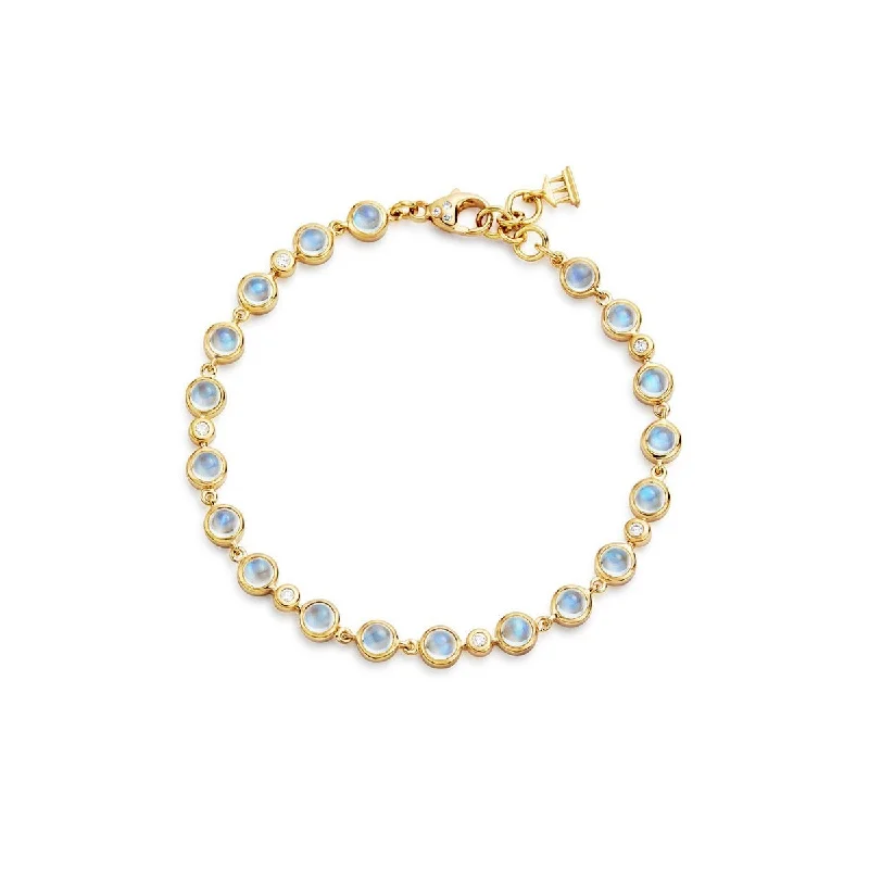 Designer Bracelets for High-End-Temple St. Clair Blue Moon Link Bracelet