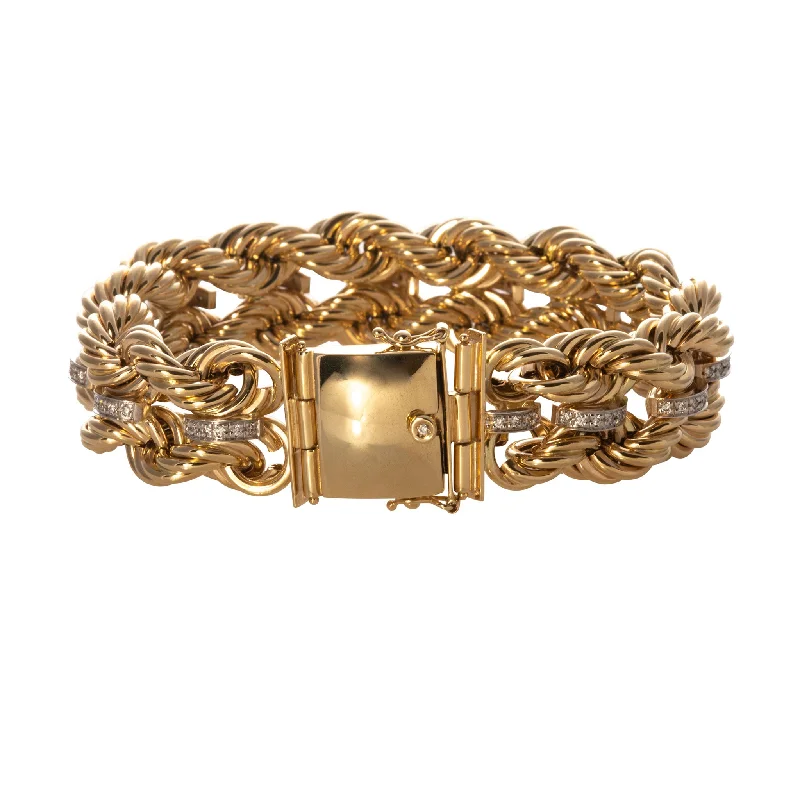 Cluster Bracelets for Dazzling-The Club Bracelet with Diamonds