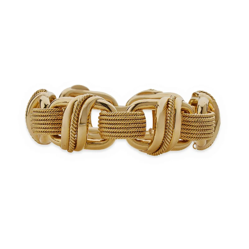 Maximalist Bangles for Bold-Tiffany & Co. 1960s 18K Gold Bracelet