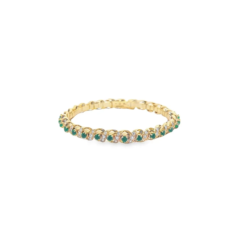 Valentine's Bracelets for Loving-TIFFANY & COMPANY EMERALD BRACELET