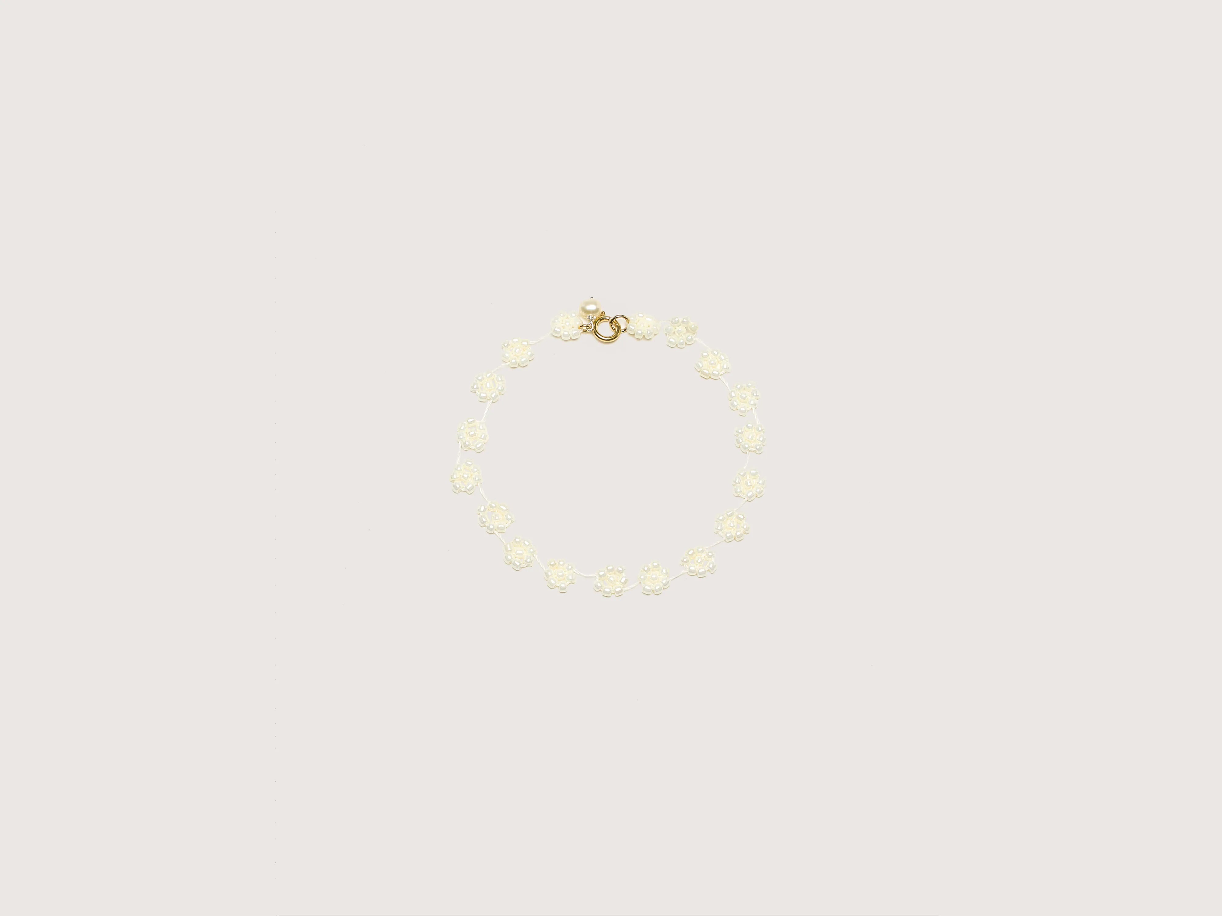 Pearl Bangles for Elegant Touch-Fiori N° 01 Bracelet (242 / W / WHITE)